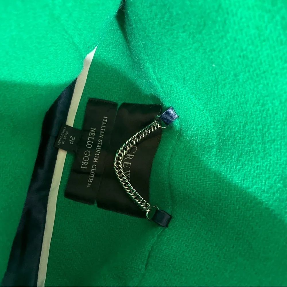 J CREW Nello Gori Villa COAT STADIUM CLOTH WOOL LIMITED EDITION Size 2P - Picture 6 of 7